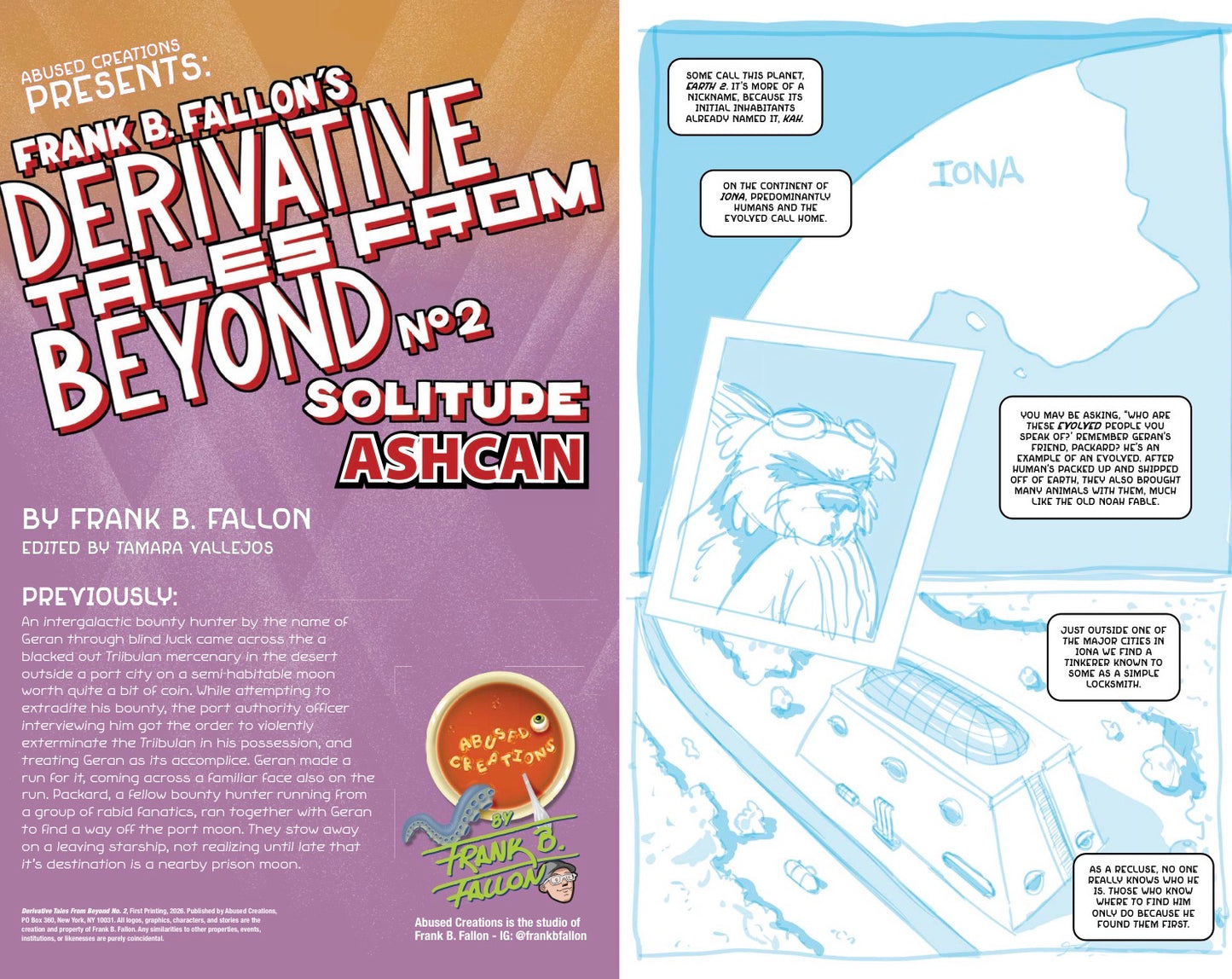 Derivative Tales From Beyond #2 Ashcan